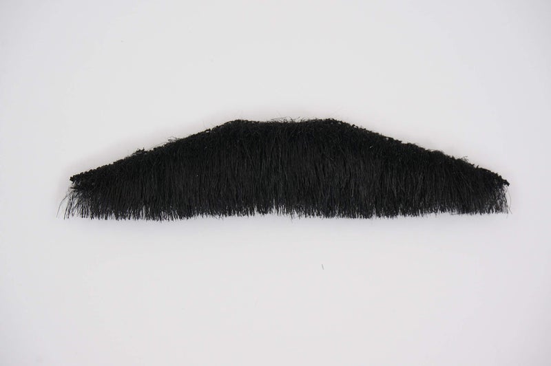 Mustaches Self Adhesive Fake Mustache, Novelty, Policeman False Facial Hair, Costume Accessory for Adults, Black Lustrous Color - Image 3
